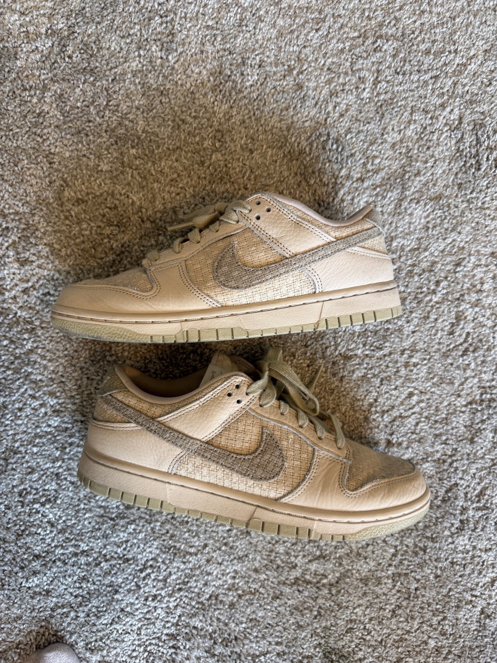 Women’s Nike Dunk - Sz 8.5 “Woven Sanddrift”